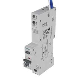 Electrical Lighting Siemens 10A 1P+N 1 Module C Curve 10kA 30mA Type A RCBO - Electrical Lighting Siemens 10A 1P+N 1 Module C Curve 10kA 30mA Type A RCBO