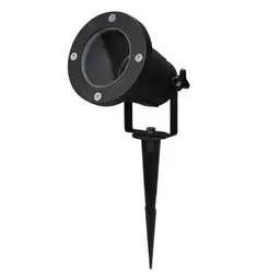 garden spike lights SLV Lighting Nautilus GU10 Spike Light Black IP65 - Nautilus garden spike lights SLV Lighting Nautilus GU10 Spike Light Black IP65 Nautilus