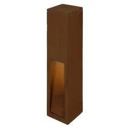 bollards SLV Lighting Rusty Slot 50 ES Bollard Rusted Iron - bollards SLV Lighting Rusty Slot 50 ES Bollard Rusted Iron