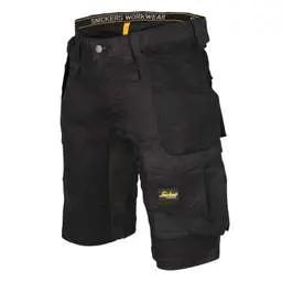 workwear Snickers 38W AllroundWork Stretch Shorts with Holster Pockets Black - Workwear workwear Snickers 38W AllroundWork Stretch Shorts with Holster Pockets Black Workwear