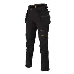 workwear Snickers 38W 32L AllRoundWork 4-Way Stretch Trousers with Holster Pockets Black - Workwear workwear Snickers 38W 32L AllRoundWork 4-Way Stretch Trousers with Holster Pockets Black Workwear
