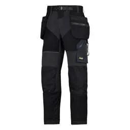 workwear Snickers 33W 30L FlexiWork Ripstop Holster Trousers Black - Workwear workwear Snickers 33W 30L FlexiWork Ripstop Holster Trousers Black Workwear