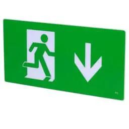 EMERGECNY LIGHTING Xcite Legend Down Arrow for XCEB Exit Box - EMERGECNY LIGHTING Xcite Legend Down Arrow for XCEB Exit Box
