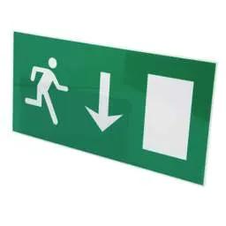 EMERGECNY LIGHTING Tamlite Running Man Down Emergency Legend for Tamlite EXIS Range - EMERGECNY LIGHTING Tamlite Running Man Down Emergency Legend for Tamlite EXIS Range