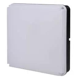 EMERGECNY LIGHTING Tamlite Nimrod A Nima 15W LED Square Emergency Bulkhead Black/Opal 4000K - EMERGECNY LIGHTING Tamlite Nimrod A Nima 15W LED Square Emergency Bulkhead Black/Opal 4000K