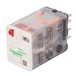 Relay Schneider Harmony Relay 14 Pin 120V AC 6A Miniature Plug In Relay with LED - Relay Schneider Harmony Relay 14 Pin 120V AC 6A Miniature Plug In Relay with LED
