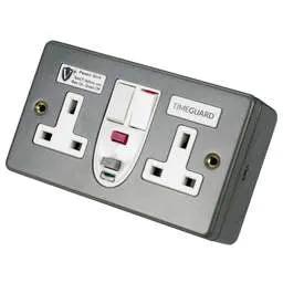 pvc back boxes Timeguard 13A 2 Gang Passive RCD Socket Metal Clad - Uncategorized Uncategorized pvc back boxes Timeguard 13A 2 Gang Passive RCD Socket Metal Clad
