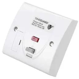 Timeguard Timeguard 13A Passive RCD Fused Spur White - Timeguard Timeguard 13A Passive RCD Fused Spur White