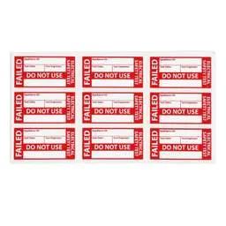 label sign TIS Fail Labels for Portable Appliance Testing (Pack of 200) - label sign TIS Fail Labels for Portable Appliance Testing (Pack of 200)