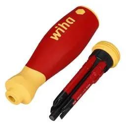 screwdriver Wiha PocketMax VDE Screwdriver with Bit Magazine - screwdriver Wiha PocketMax VDE Screwdriver with Bit Magazine