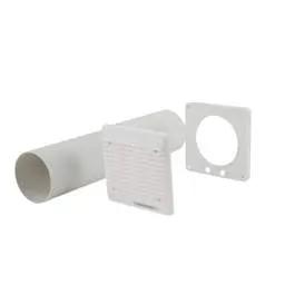 a grilles Vent Axia 100mm 4" Wall Fitting Kit White - a grilles Vent Axia 100mm 4" Wall Fitting Kit White