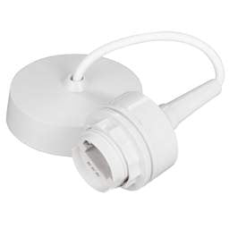 white pendants Volex 150mm 6" Low Energy Ceiling Pendant - white pendants Volex 150mm 6" Low Energy Ceiling Pendant