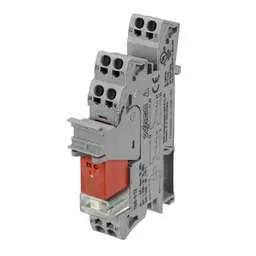 Relay Wago 8A 24V AC 2 x C/O Miniature Relay and Socket with Indication and Retaining Lever - Relay Wago 8A 24V AC 2 x C/O Miniature Relay and Socket with Indication and Retaining Lever