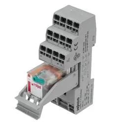 Relay Wago 12A 24V DC 2 C/O Relay and Socket with Indication and Retaining Lever - Relay Wago 12A 24V DC 2 C/O Relay and Socket with Indication and Retaining Lever