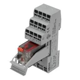 Relay Wago 5A 230V AC 4 C/O Relay and Socket with Indication and Retaining Lever - Relay Wago 5A 230V AC 4 C/O Relay and Socket with Indication and Retaining Lever