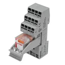 Relay Wago 12A 230V AC 2 C/O Relay and Socket with Indication and Retaining Lever - Relay Wago 12A 230V AC 2 C/O Relay and Socket with Indication and Retaining Lever