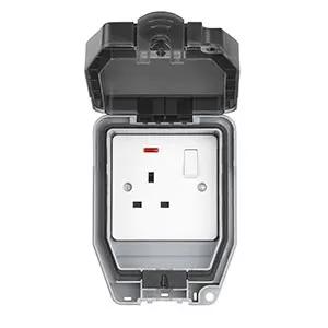 Saxby Electrical Weatherproof 13A 1G DP Switched Socket - Saxby Electrical Weatherproof 13A 1G DP Switched Socket