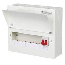 Electrical Lighting Wylex 11 Way 100A Isolator Incomer Metal Clad Consumer Unit - Electrical Lighting Wylex 11 Way 100A Isolator Incomer Metal Clad Consumer Unit