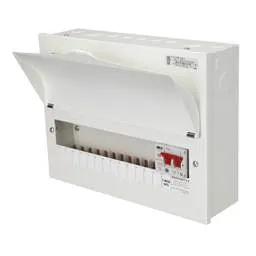 Electrical Lighting Wylex 13 Way 100A Isolator Incomer Metal Clad Consumer Unit with Type 2 SPD - Electrical Lighting Wylex 13 Way 100A Isolator Incomer Metal Clad Consumer Unit with Type 2 SPD