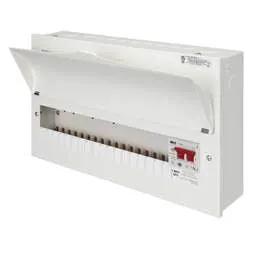 Electrical Lighting Wylex 18 Way 100A Isolator Incomer Metal Clad Consumer Unit with Type 2 SPD - Electrical Lighting Wylex 18 Way 100A Isolator Incomer Metal Clad Consumer Unit with Type 2 SPD