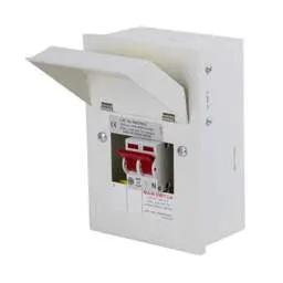 Electrical Lighting Wylex 2 Way 63A Isolator Incomer Metal Clad Consumer Unit - Electrical Lighting Wylex 2 Way 63A Isolator Incomer Metal Clad Consumer Unit