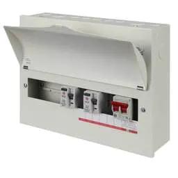 Electrical Lighting Wylex 10 Way Flexible Dual 80A Type A RCD High Integrity Metal Clad Consumer Unit - Electrical Lighting Wylex 10 Way Flexible Dual 80A Type A RCD High Integrity Metal Clad Consumer Unit