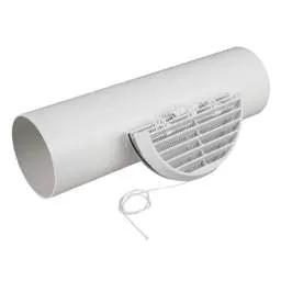 a grilles Xpelair Simply Silent Easy-Fit Round Wall Kit White - a grilles Xpelair Simply Silent Easy-Fit Round Wall Kit White