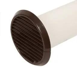 a grilles Xpelair 100mm 4" Simply Silent Easy-Fit Round Wall Kit Brown - a grilles Xpelair 100mm 4" Simply Silent Easy-Fit Round Wall Kit Brown