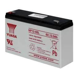 Intruder Alarms Yuasa 12Ah 6V Sealed Lead Acid Battery - Intruder Alarms Yuasa 12Ah 6V Sealed Lead Acid Battery