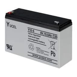 Intruder Alarms Yuasa 10Ah 6V Sealed Lead Acid Yucel Battery - Intruder Alarms Yuasa 10Ah 6V Sealed Lead Acid Yucel Battery
