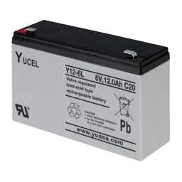 Intruder Alarms Yuasa 12Ah 6V Sealed Lead Acid Yucel Battery - Intruder Alarms Yuasa 12Ah 6V Sealed Lead Acid Yucel Battery