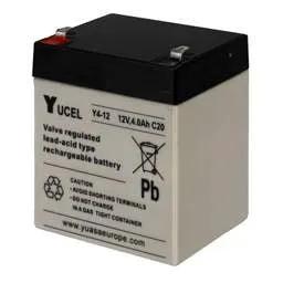 Intruder Alarms Yuasa 4Ah 12V Sealed Lead Acid Yucel Battery - Intruder Alarms Yuasa 4Ah 12V Sealed Lead Acid Yucel Battery