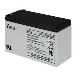 Intruder Alarms Yuasa 7Ah 12V Sealed Lead Acid Yucel Battery - Intruder Alarms Yuasa 7Ah 12V Sealed Lead Acid Yucel Battery